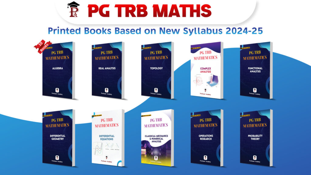buy PG TRB Mathematics Books