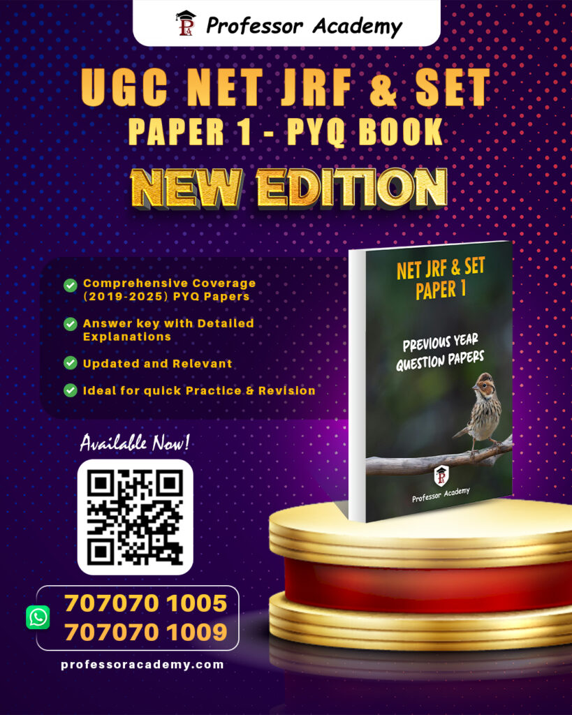 UGC NET JRF Paper 1 PYQ Book 20025