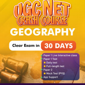 UGC NET Geography Crash Course 2025